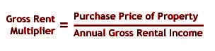 gross rent multiplier